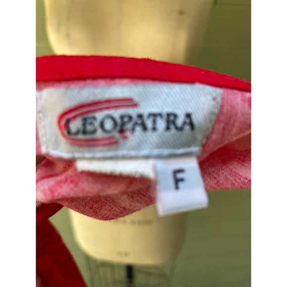 Cleopatra Multi-ColorTropical Parrot Floral Sleeveless Tie Back Dress Size M - Picture 4 of 7